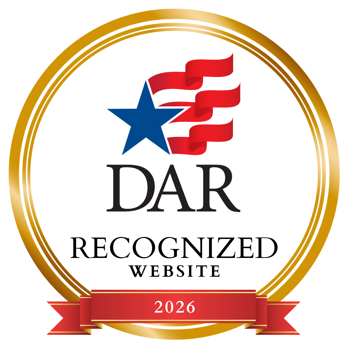 DAR Recognized Website 2026